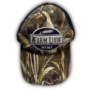 Farm Livin' Realtree Camo Trucker Hat